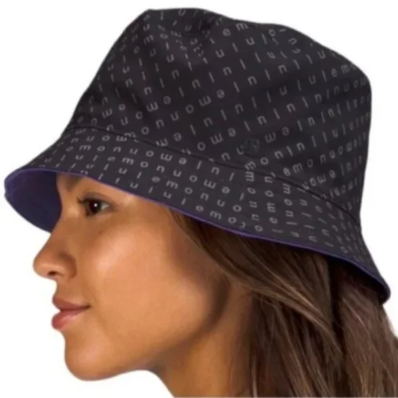 Brand New Lululemon Both Ways Reversible Bucket Hat In Lunar Rock/Hideaway - Picture 2 of 9